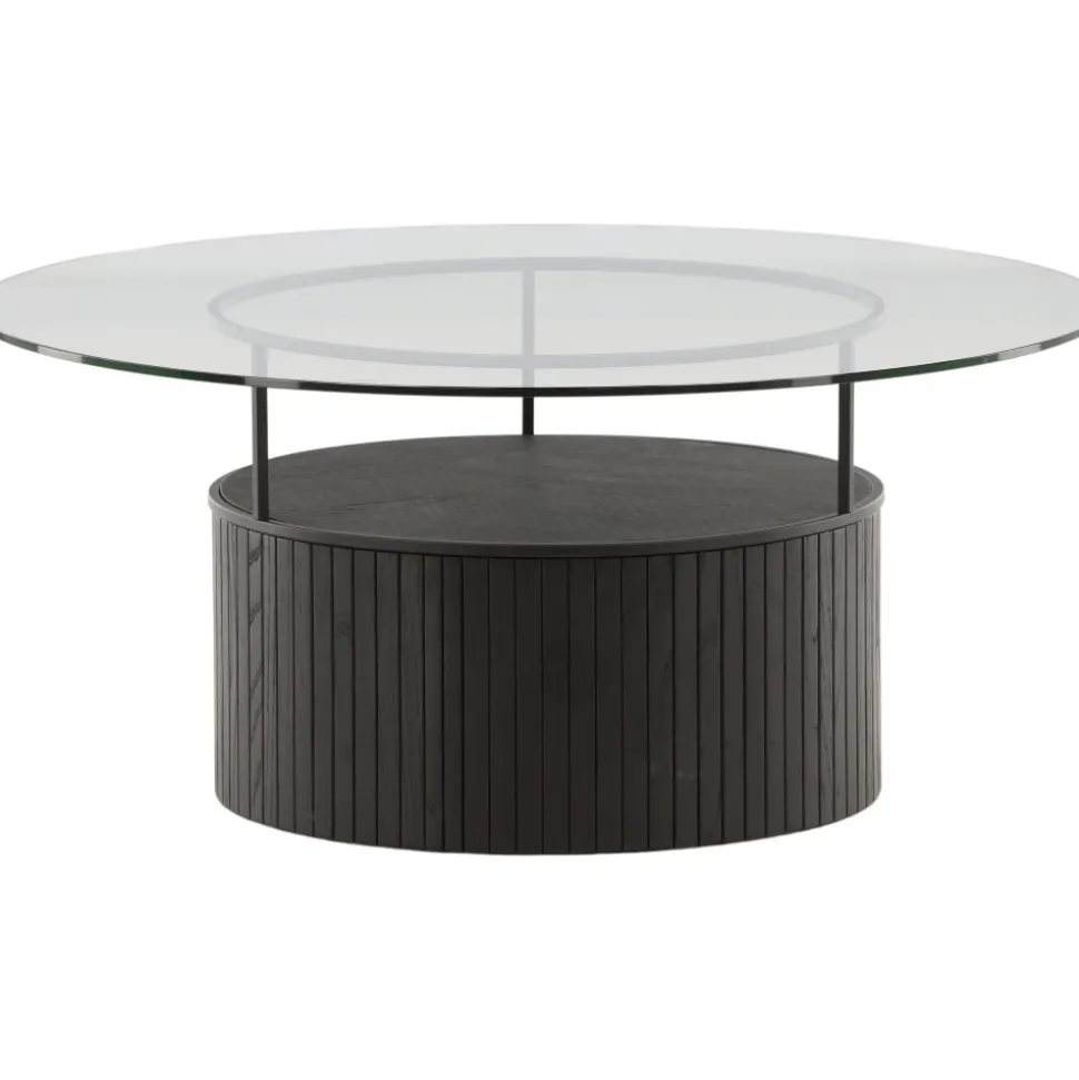 Bovall soffbord Ø90 cm - Svart