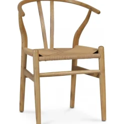 Brandon matstol - Natur / Repsits + Möbeltassar