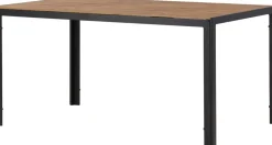 Break matbord 150 x 90 cm - Brun/Svart + Rengöringsmedel för utemöbler