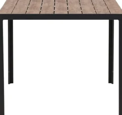 Break matbord 150 x 90 cm - Brun/Svart + Rengöringsmedel för utemöbler