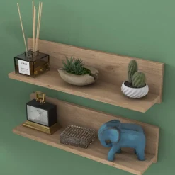 Brian vägghylla Valnöt