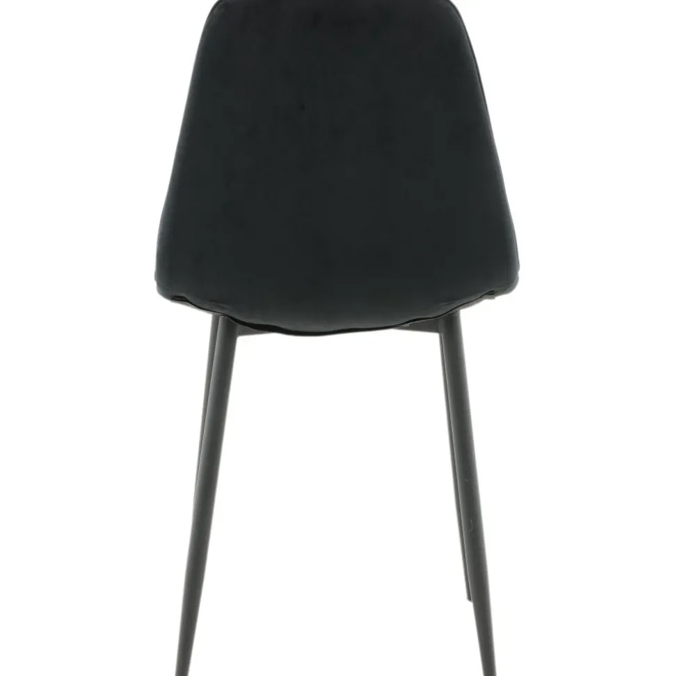 Bridge Diamond matstol - Svart sammet