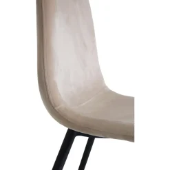 Bridge matstol - Beige sammet