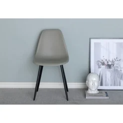 Bridge matstol - Grå plast