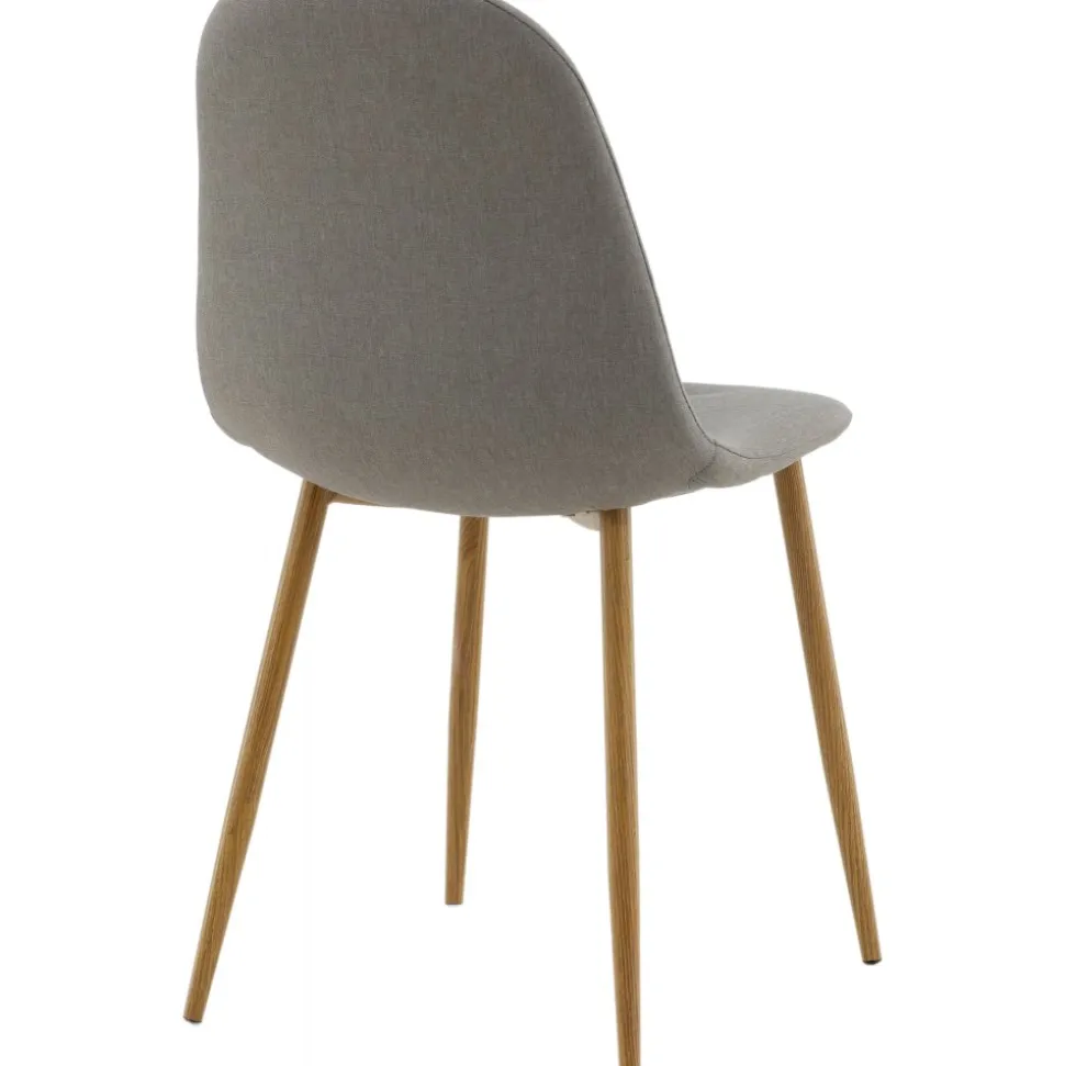 Bridge matstol - Grå/ek