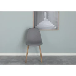 Bridge matstol - Grå/ek