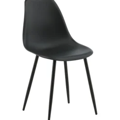 Bridge matstol - Svart plast