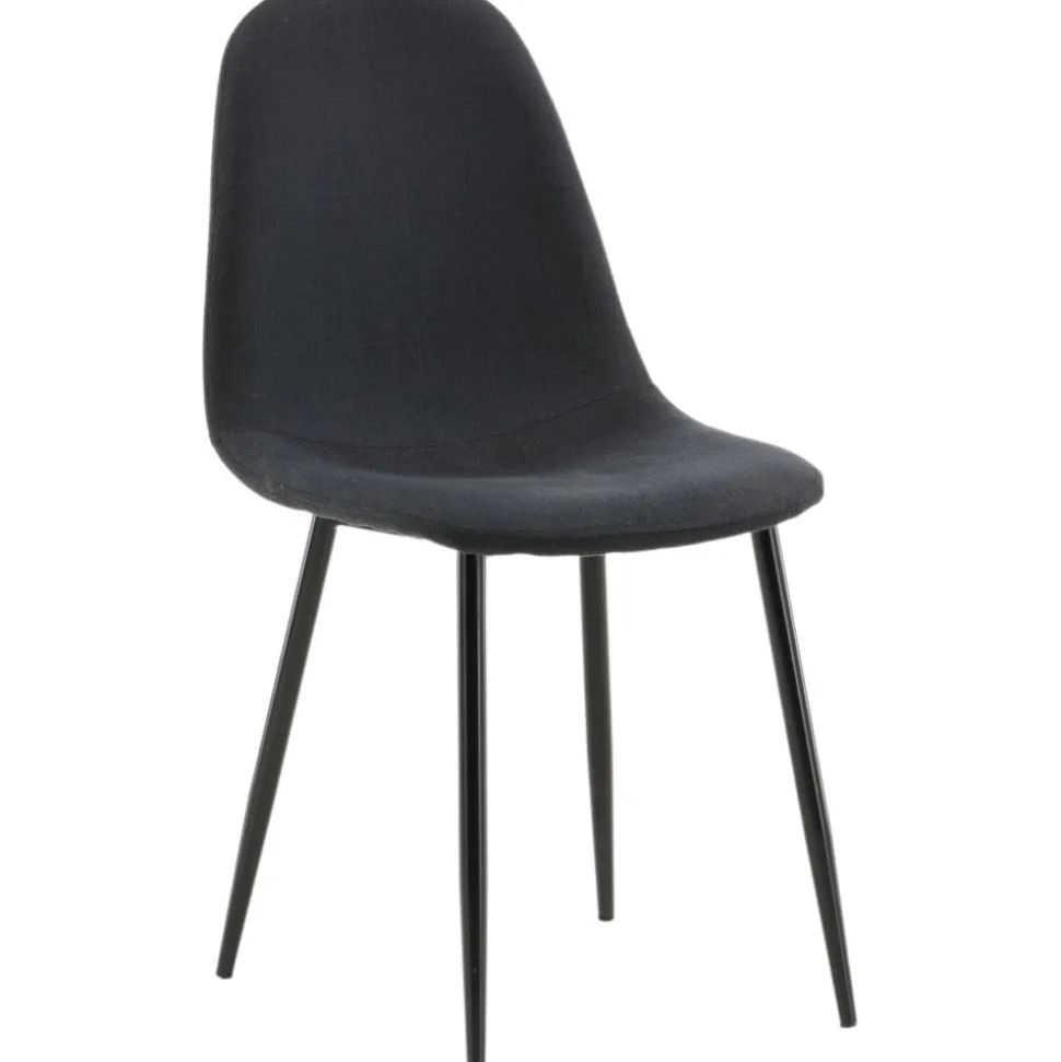 Bridge matstol - Svart tyg