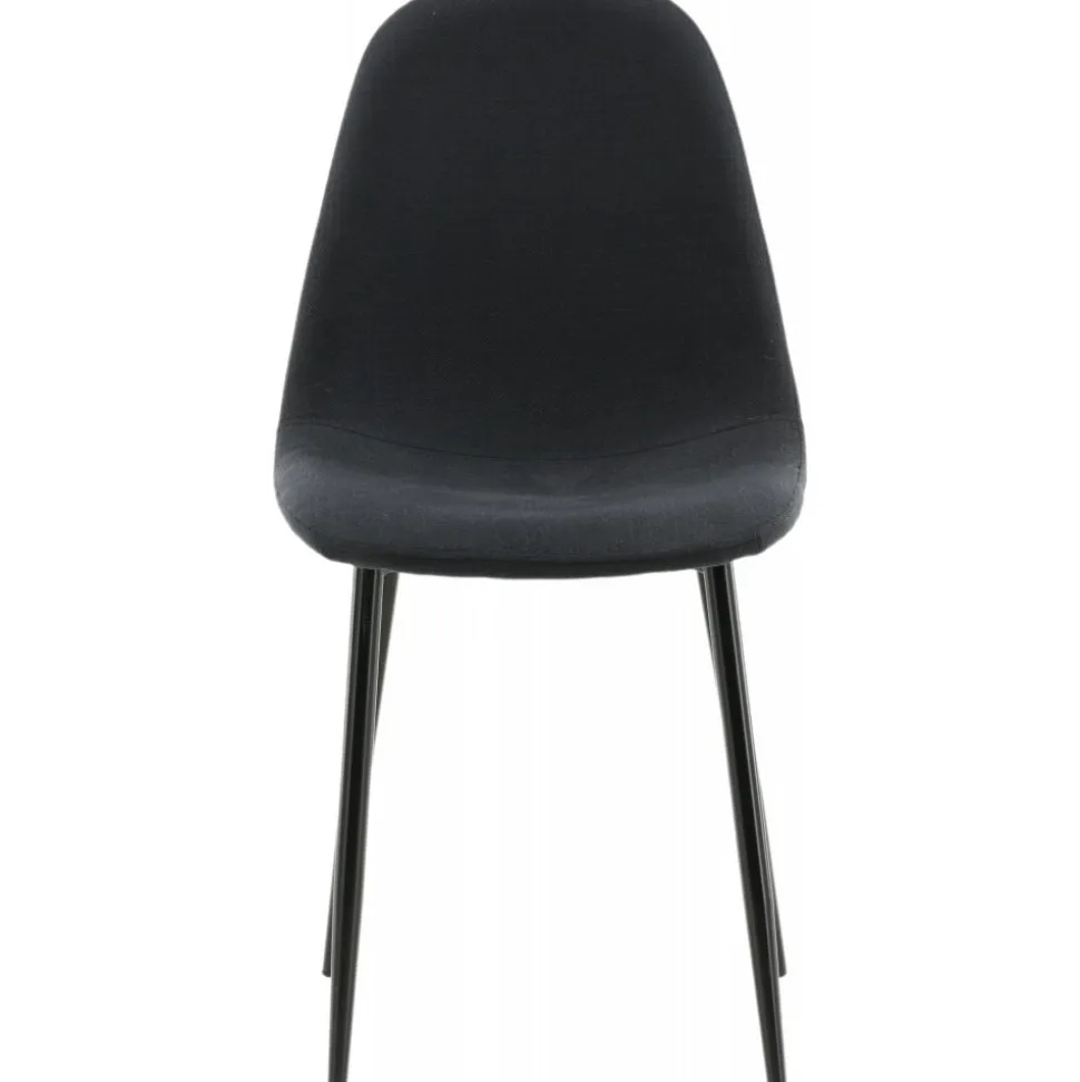 Bridge matstol - Svart tyg