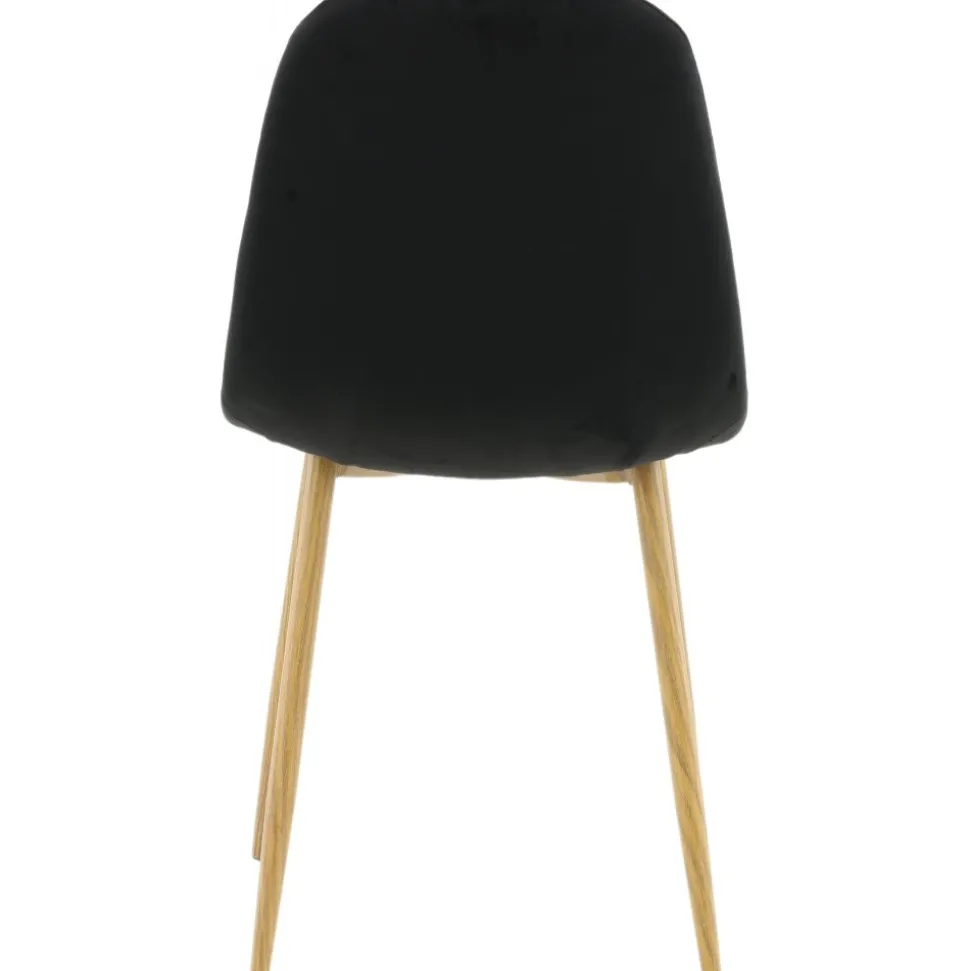 Bridge matstol - Svart/ljus valnöt