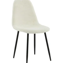 Bridge matstol - Vit teddy