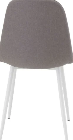 Bridge matstol - Vit/grå