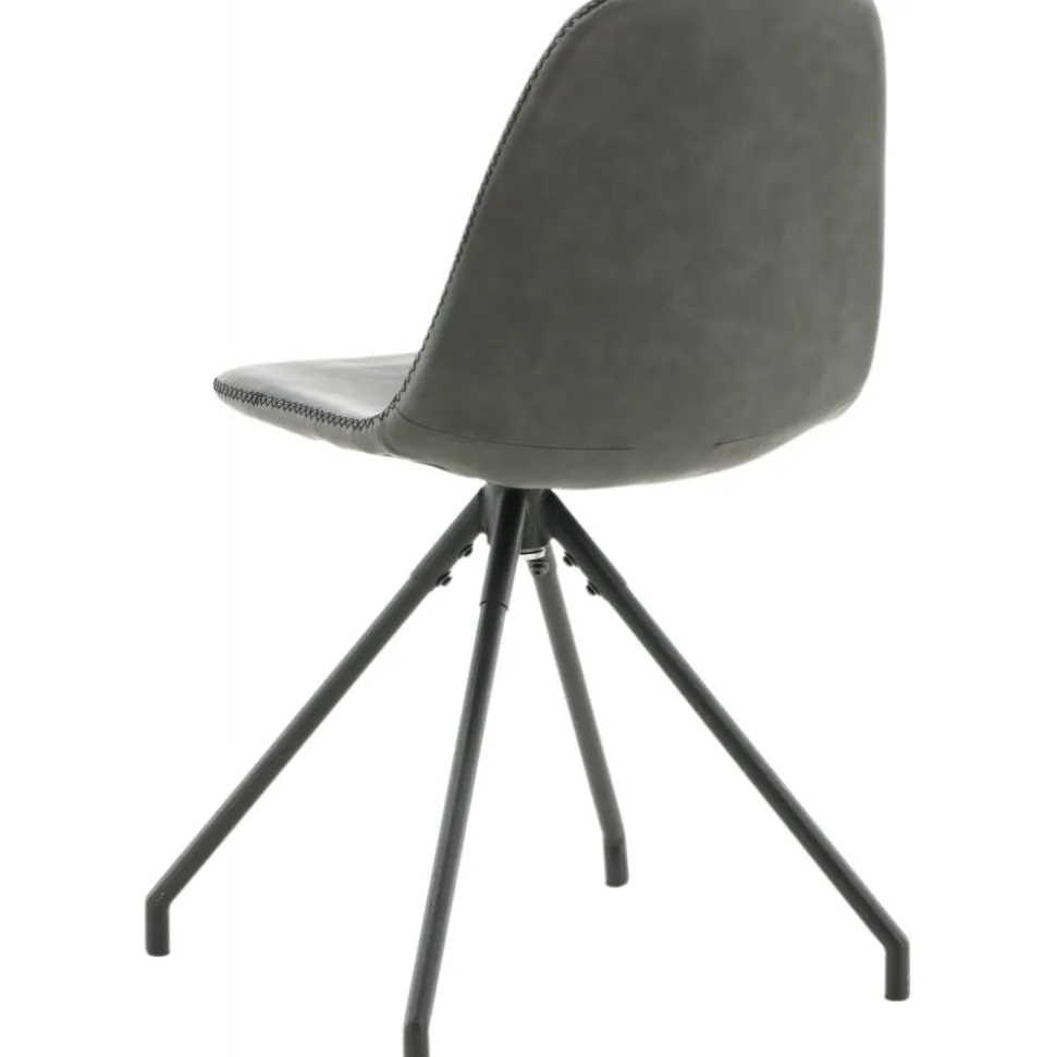 Bridge snurrbar matstol - Svart PU