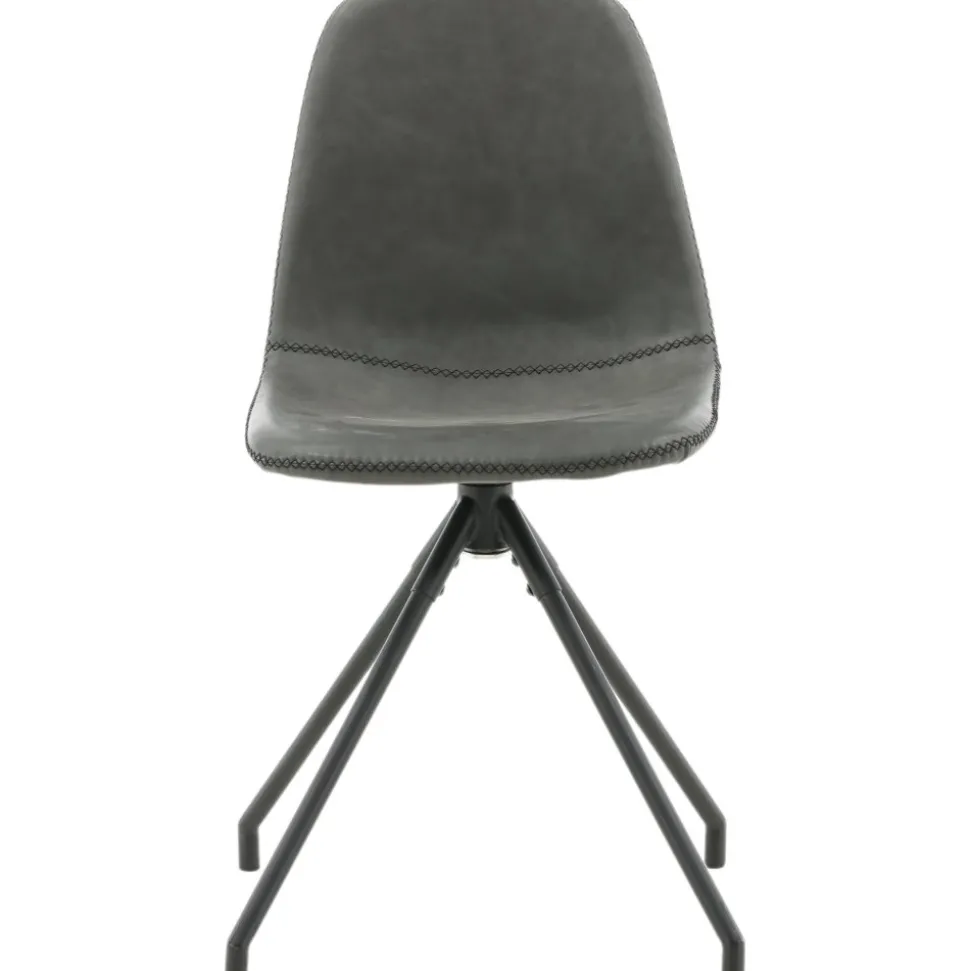 Bridge snurrbar matstol - Svart PU