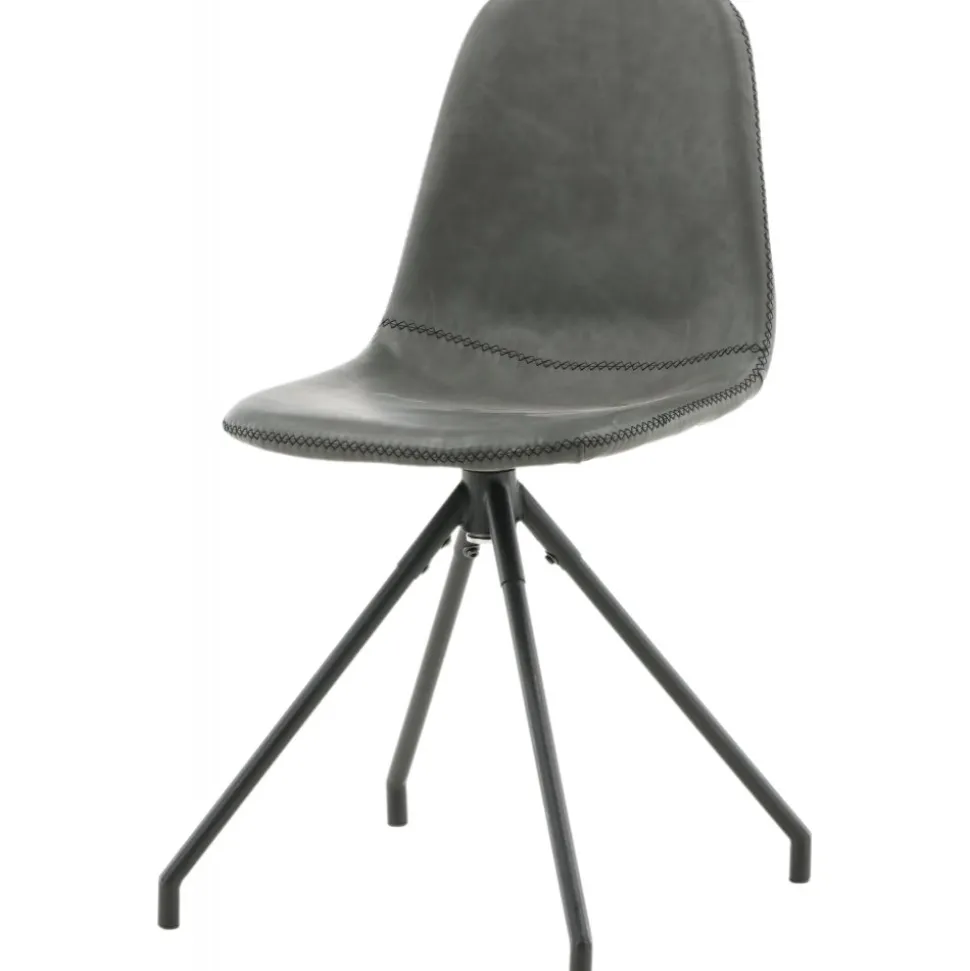 Bridge snurrbar matstol - Svart PU