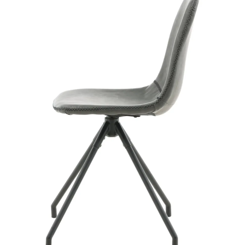 Bridge snurrbar matstol - Svart PU