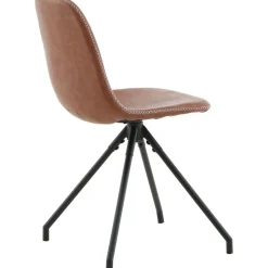 Bridge snurrbar matstol - Brun PU