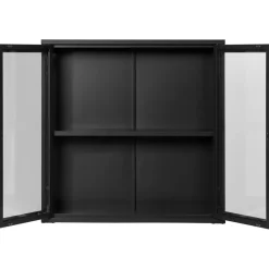 Brisbane väggskåp 80x18x80 cm - Svart