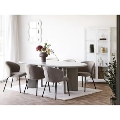 Brisbane vitrinskåp 80x35x175 cm - Vit