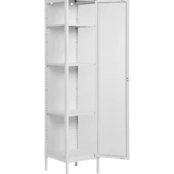 Brisbane vitrinskåp40x35x180 cm - Vit