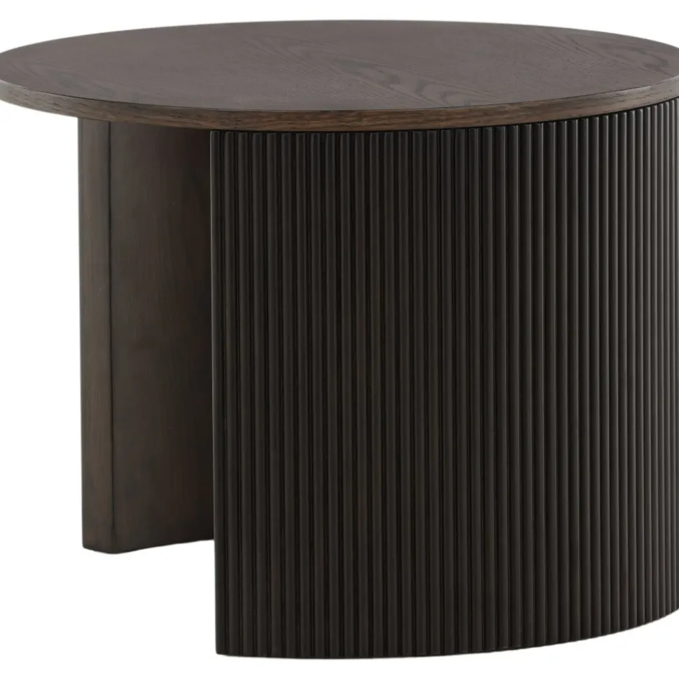 Bristol soffbord Ø60 cm - Mocka