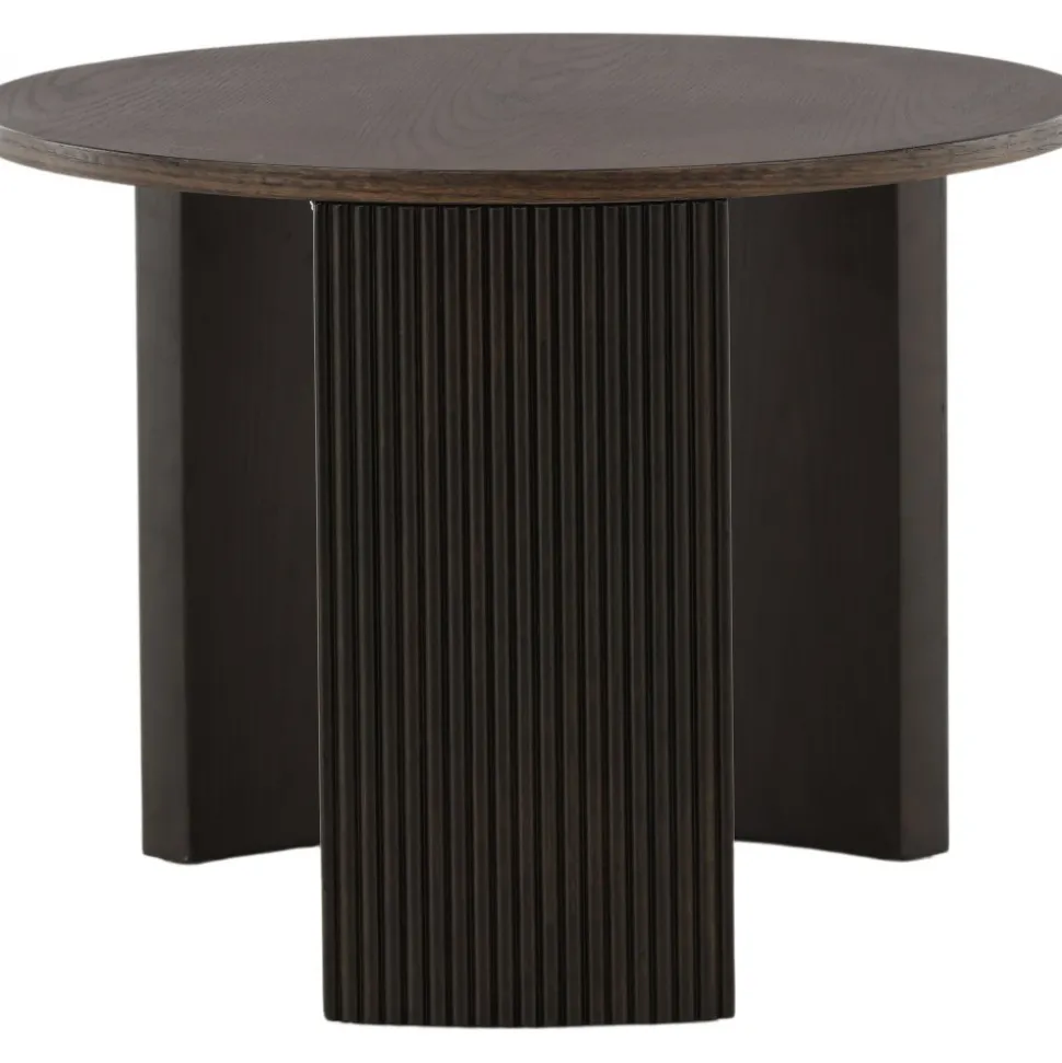 Bristol soffbord Ø60 cm - Mocka