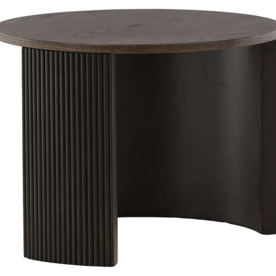 Bristol soffbord Ø60 cm - Mocka