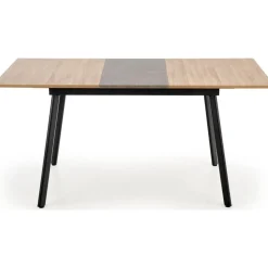 Brom matbord 120-160 x 80 cm - Ek/grå