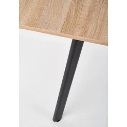 Brom matbord 120-160 x 80 cm - Ek/grå