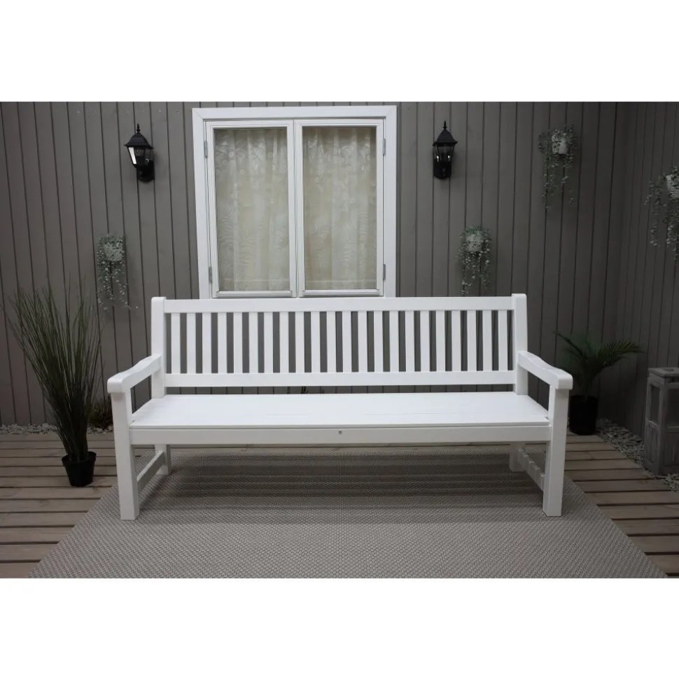 Brooklyn sittbänk - Vit