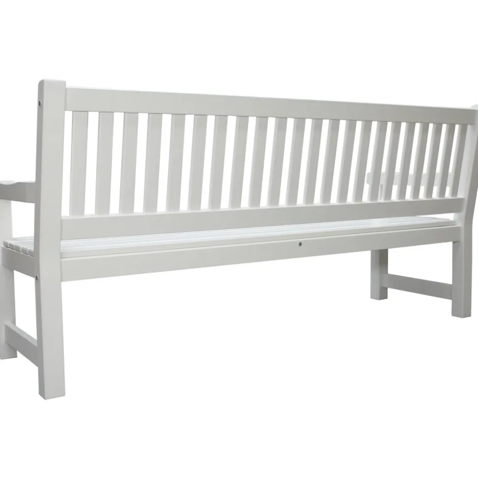 Brooklyn sittbänk - Vit + Rengöringsmedel för utemöbler