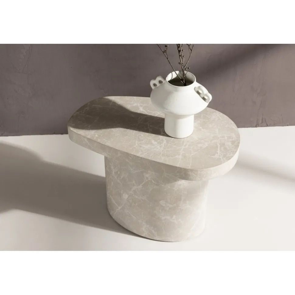 Båstad sidobord 50 x 30 cm - Betongeffekt