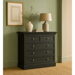 Byrå svart - Bristol + Möbeltassar