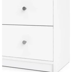 Byrå vit med 6 lådor 143 cm bred