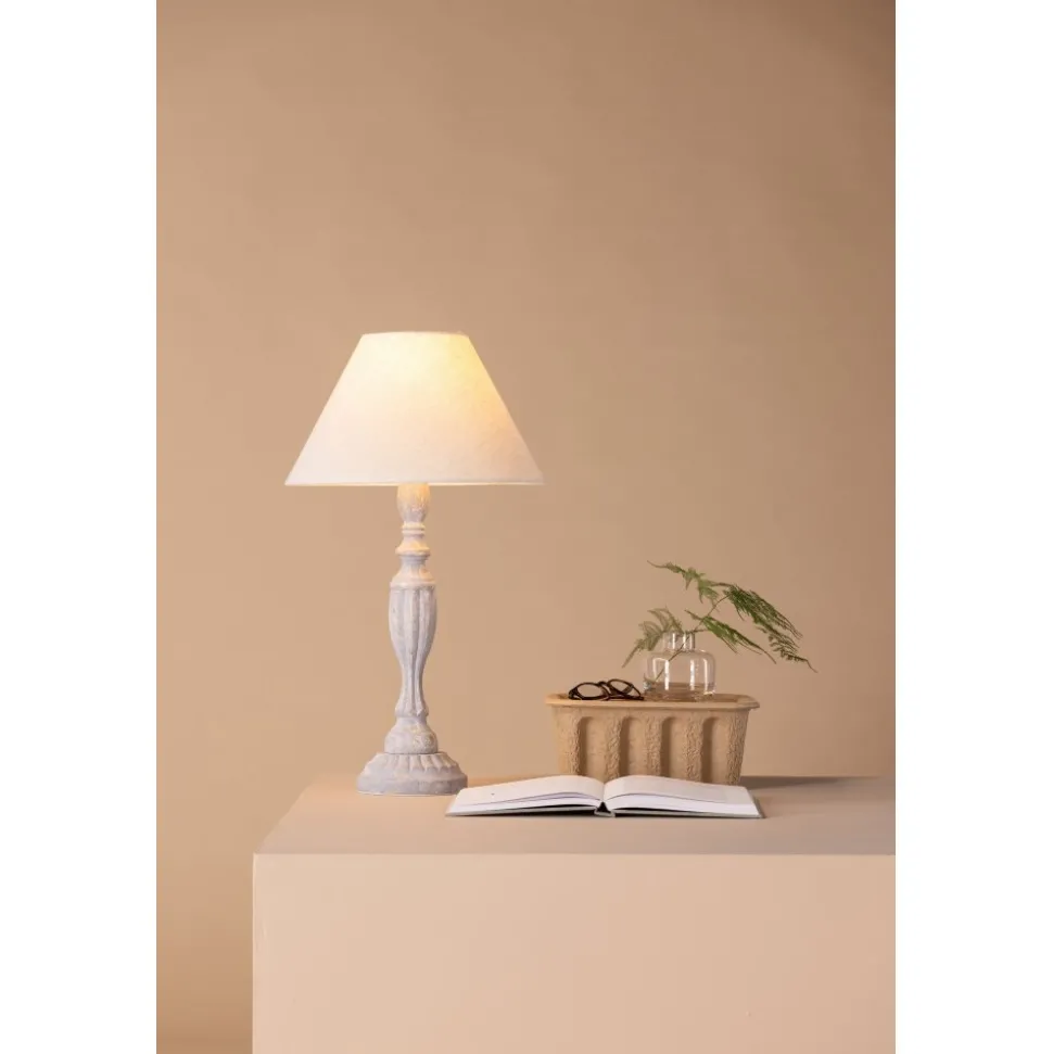 Caen bordslampa - Beige/ljusgrå