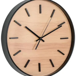 Camden väggklocka - Natur/svart