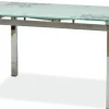 Cameron 110-170 cm matbord - Krom