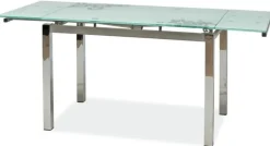 Cameron 110-170 cm matbord - Krom