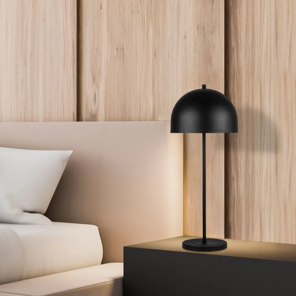 Can bordslampa - Svart