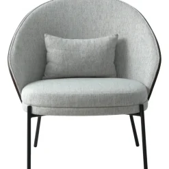 Canelas fåtölj Ljusgrå/Mörkbrun