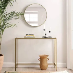 Canvas avlastningsbord - Guld