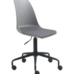 Cara grå kontorsstol med sittdyna + Textilrengöring för möbler