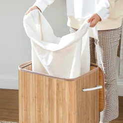 Carolin tvättkorg 72 l - Bambu