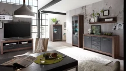 Carrie vägghylla 140 cm - Brun ek