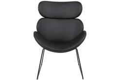 Casar fåtölj i svart PU + Fläckborttagare för möbler