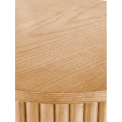 Celie runt soffbord med trästavar Ø40 cm