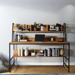 Ceren skrivbord 140 x 60 cm - Valnöt