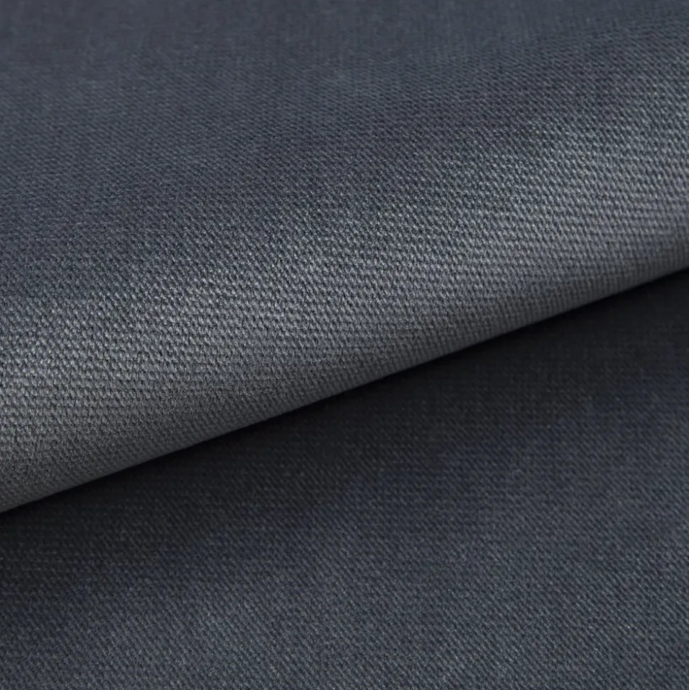 Chesterfieldsoffa Cambridge Deluxe 2,5-sits - Mörkgrå sammet