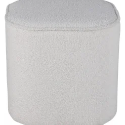 Chip sittpuff - Vit teddy