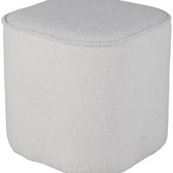 Chip sittpuff - Vit teddy